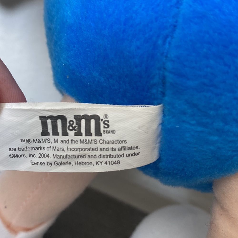 Blue M & M Character Plush - Picture 3 of 6